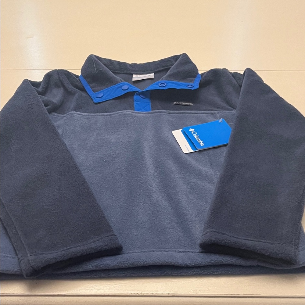 Columbia Boys Navy and Royal Blue Crewneck Sweater
